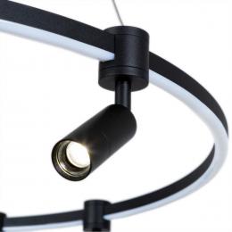 Изображение продукта Подвесная светодиодная люстра Arte Lamp Ring A2186SP-1BK 